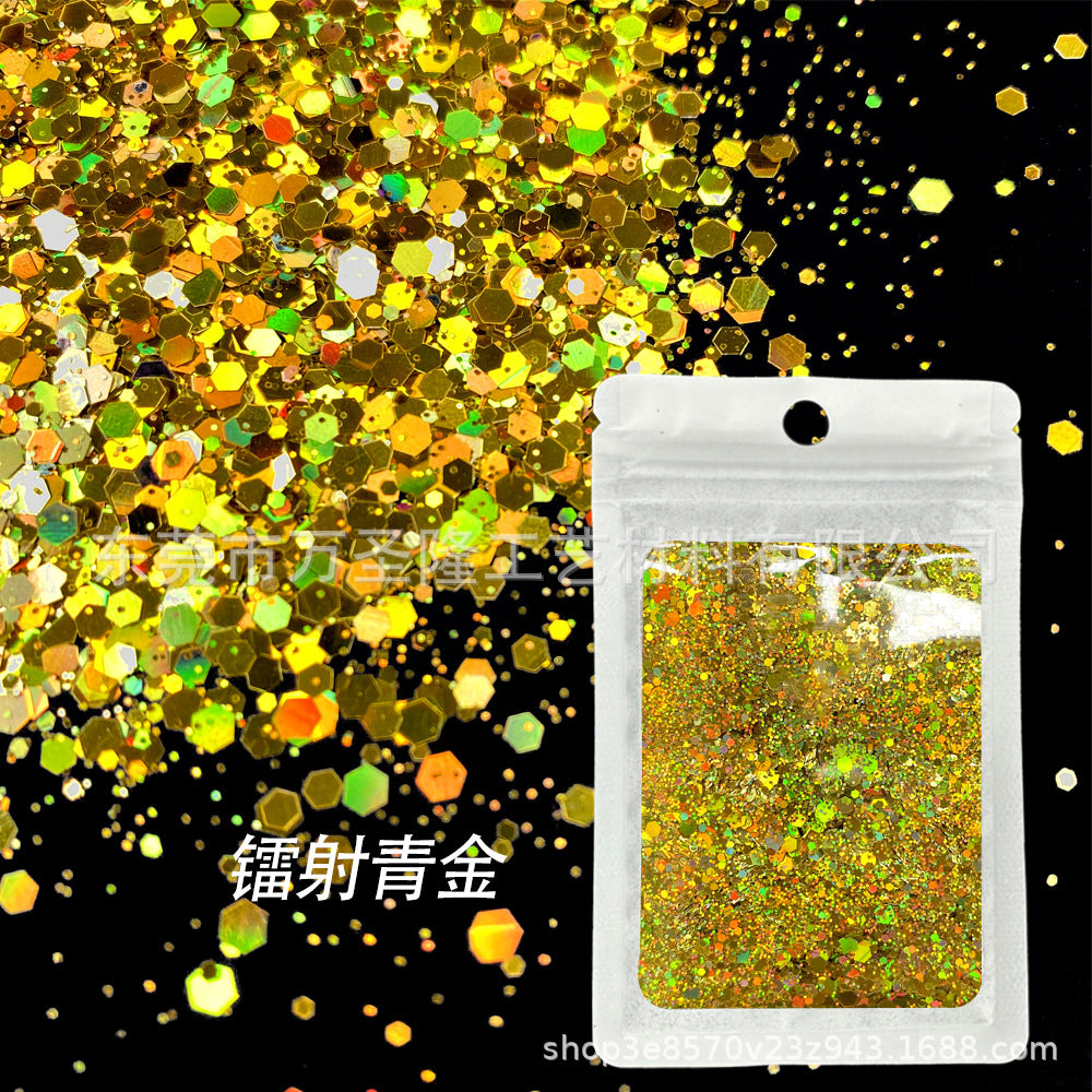 Wholesale Popular Holographic Mixed Size Sequins Filler